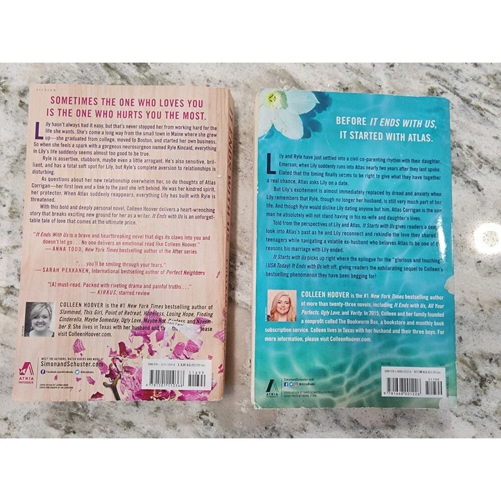 Colleen Hoover SET It Ends with Us, It Starts with Us VERY GOOD - Picture 2 of 4